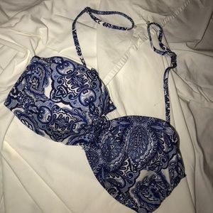 Blue bathing suit top!